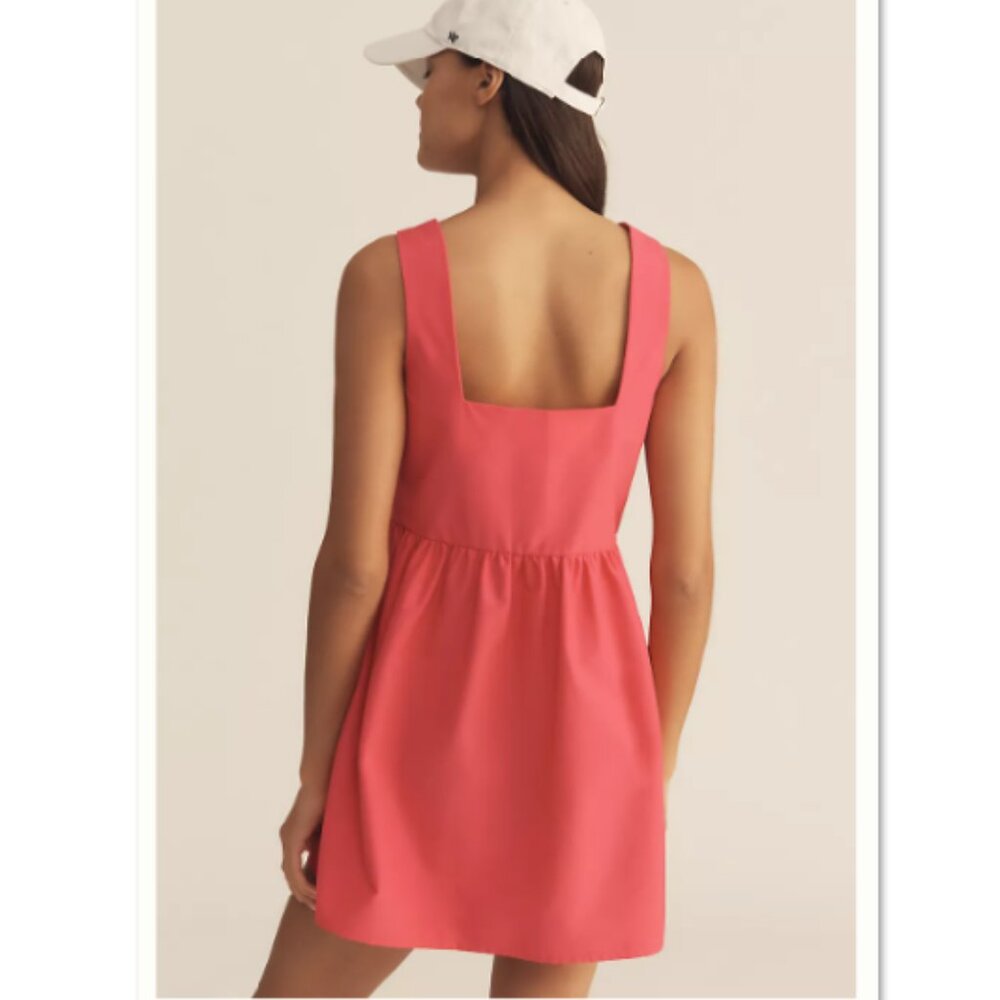 Daily Practice Sleeveless Split-Neck Mini Dress - XS - NWT - Picture 3 of 4